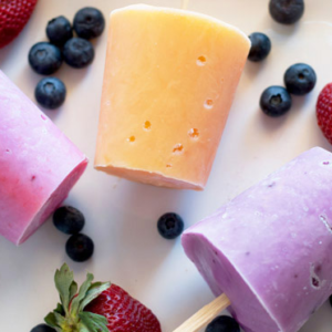 Yogurt pops from the healthy snack experts at Stepping Stone Pediatrics